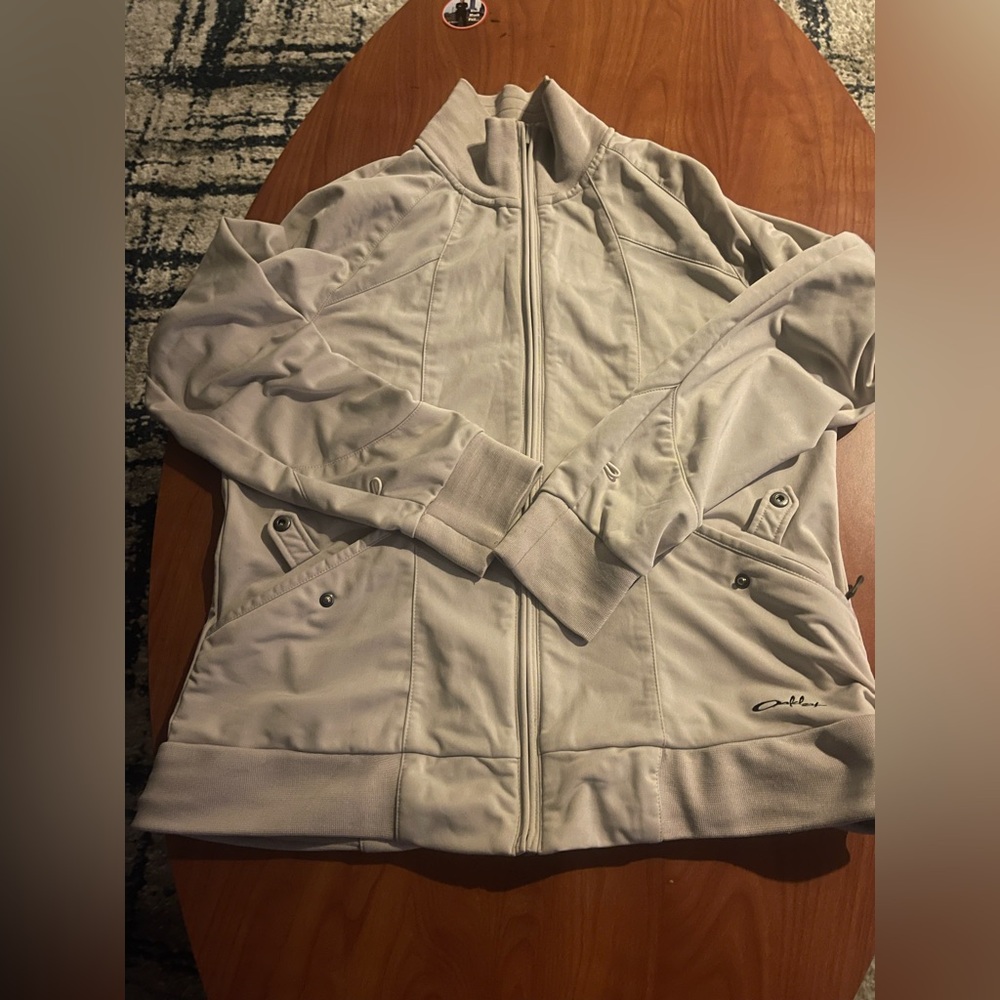 Oakley Cream Full-Zip Bomber Jacket
